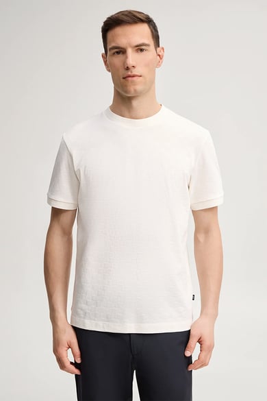 ΜΠΛΟΥΖΑ T-SHIRT JOOP! - 107 ΣΠΑΣΤΟ ΛΕΥΚΟ